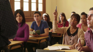 A student asking a question 15 habits of highly successful students