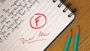 Poor test results failed tests