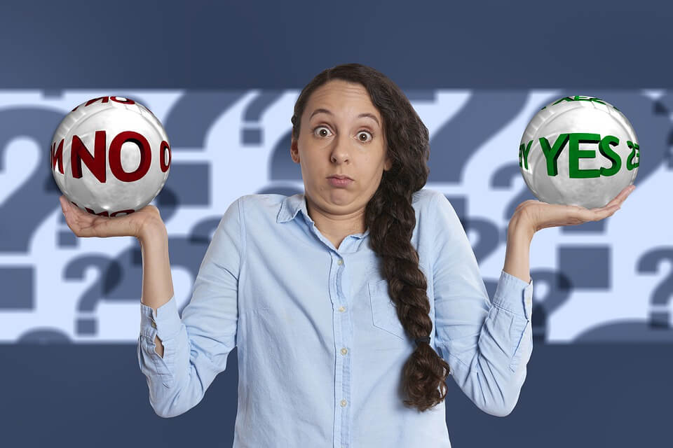 Decide when to say no!