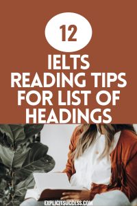 12 IELTS Reading Tips For List Of Headings