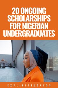 20 Ongoing Scholarships For Nigerian Undergraduates