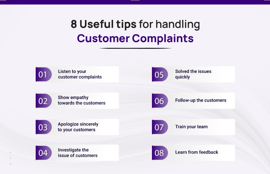 8 ways to handle customer complaints