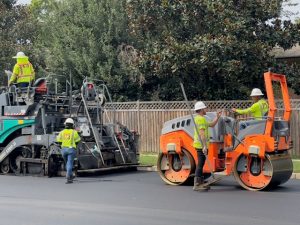 Road construction machinery